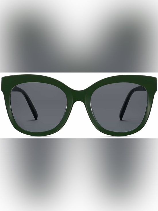 Warby Parker Accessories - Warby Parker Deep Green Cat-Eye Sunglasses